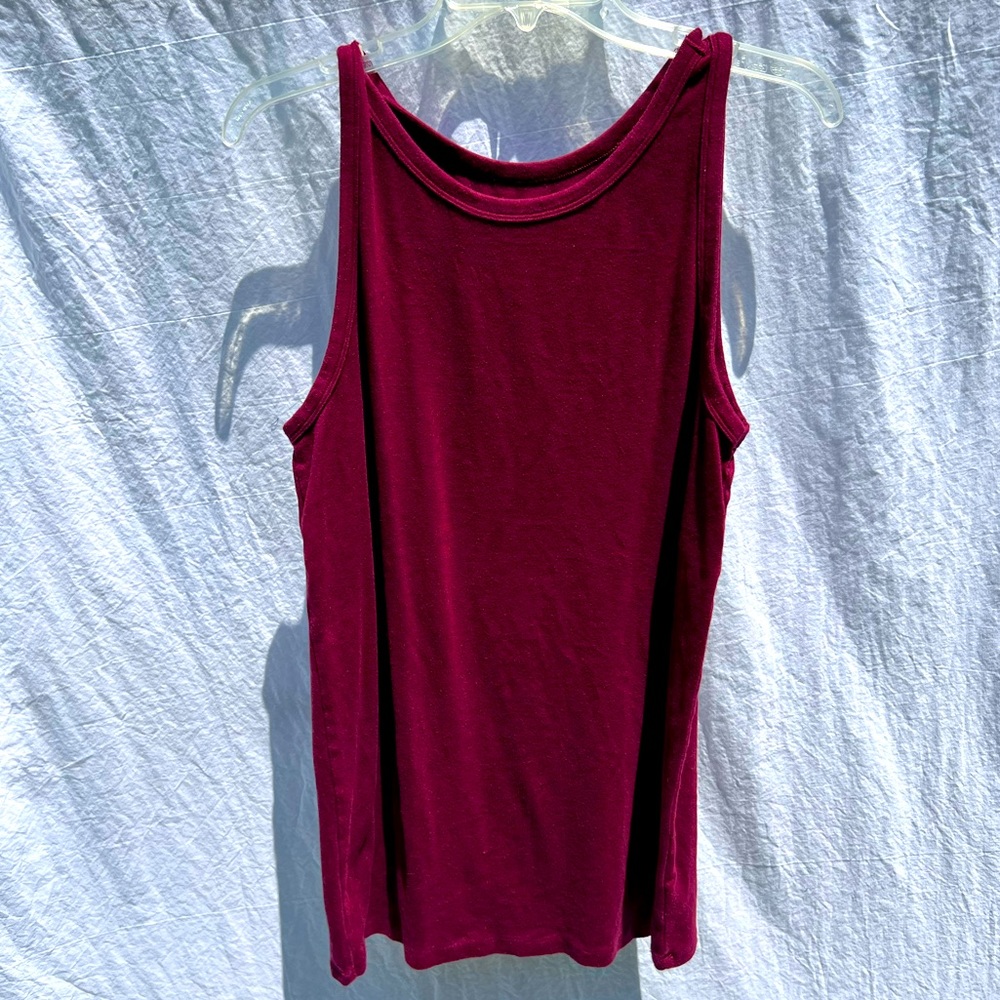 Maroon maternity XL top Old Navy